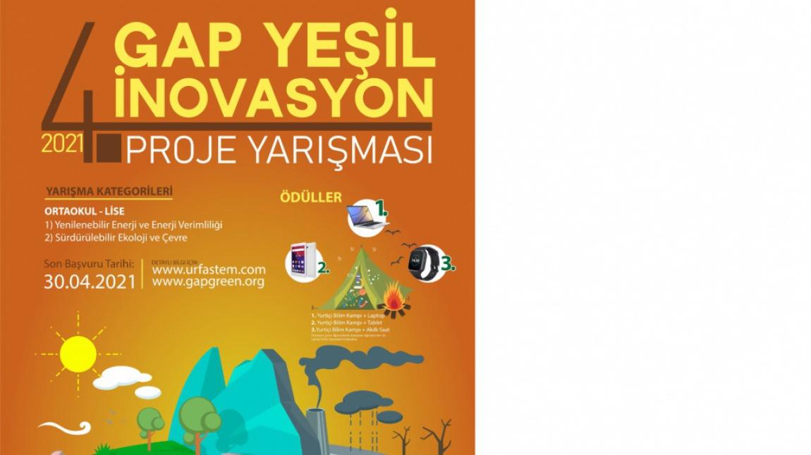 4. GAP YEŞİL İNOVASYON PROJESİ YARIŞMASI 